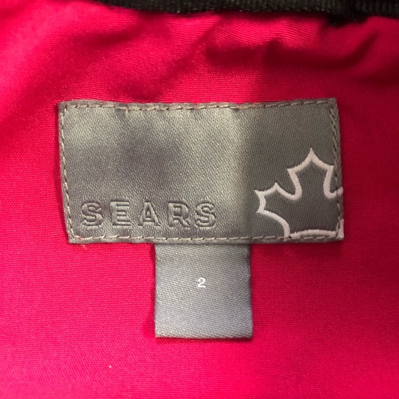 Sears jacket girls with reflective tape/butterflies - Picture 4 of 7